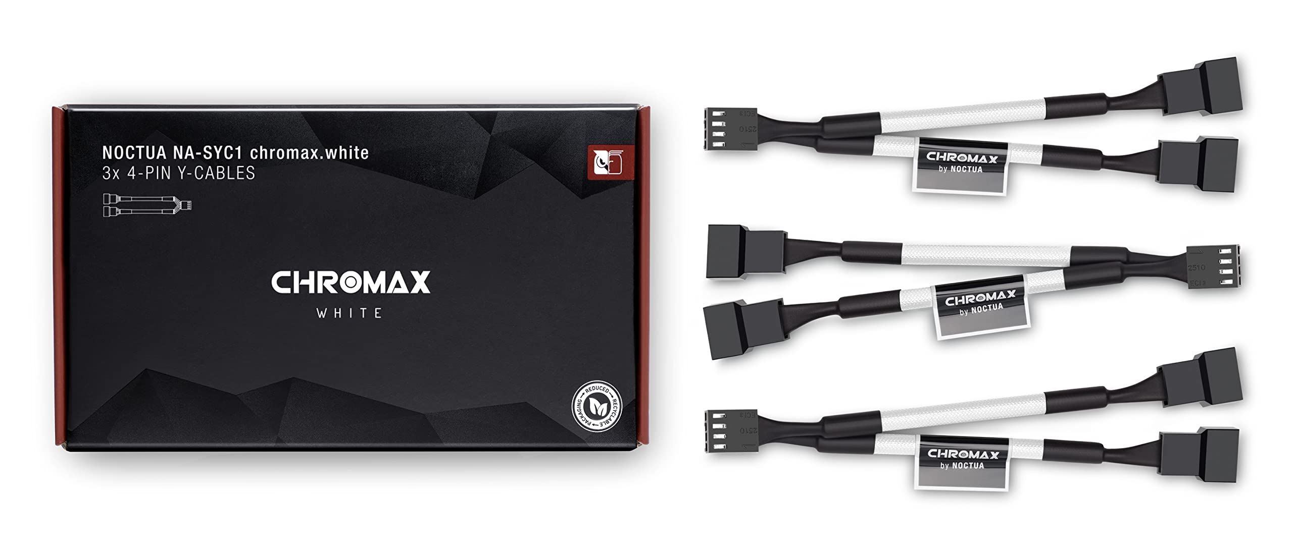 Rozgałęziacz Y NOCTUA NA-SYC1.white dla 4-Pin PWM 3 szt._1