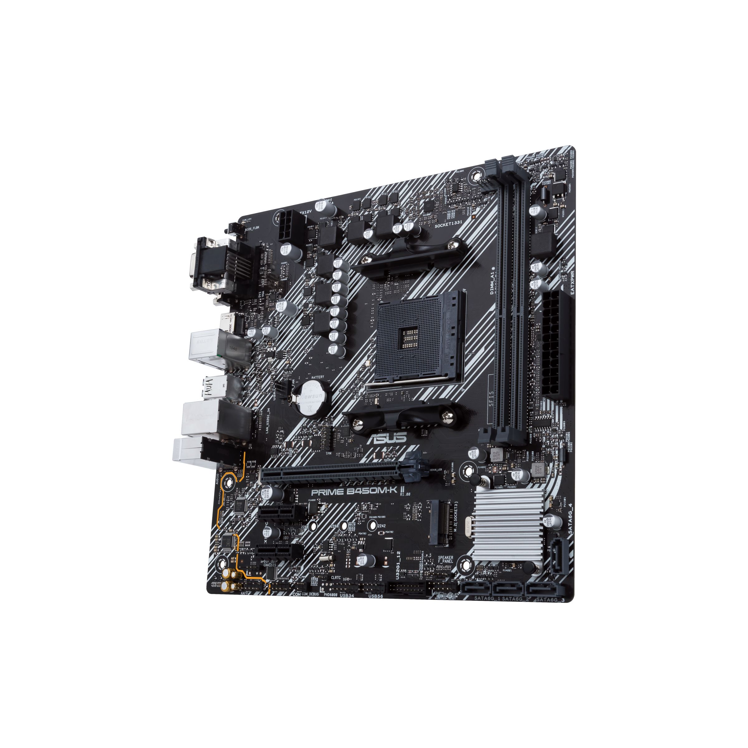 ASUS Prime B450M-K II AMD B450 Socket AM4  micro ATX_4