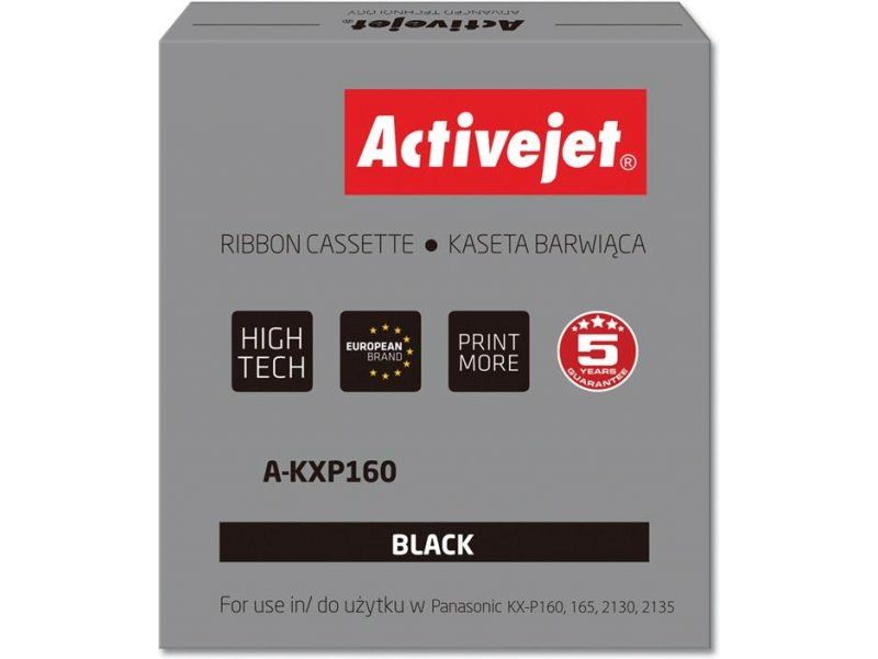 Activejet A-KXP160 printer ribbons for Panasonic printers; Panasonic KXP160 replacement; Supreme; black_1