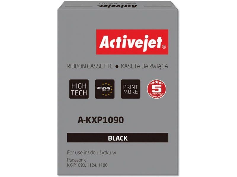 Activejet A-KXP1090 printer ribbons for Panasonic printers; Panasonic KX-P115 replacement; Supreme; black_1