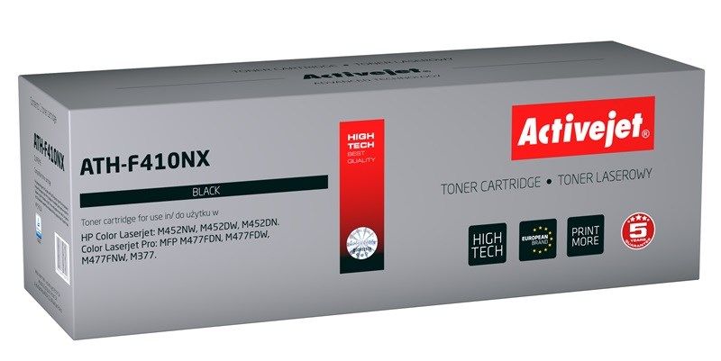 Activejet ATH-F410NX toner for HP printer; HP 410X CF410X replacement; Supreme; 6500 pages; black_1