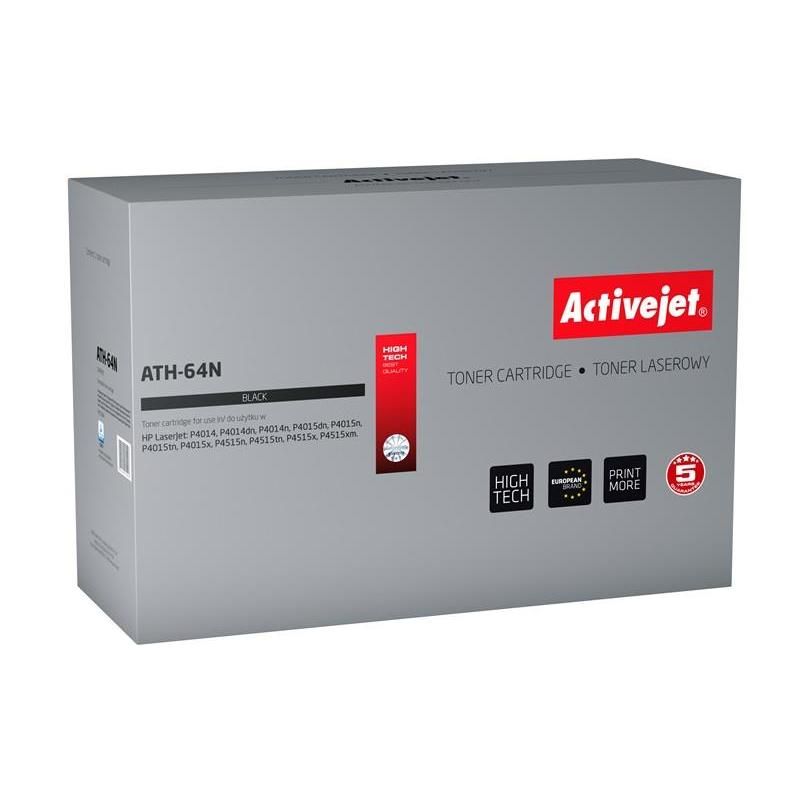 Activejet ATH-64N toner for HP printer; HP 64A CC364A replacement; Supreme; 10000 pages; black_1