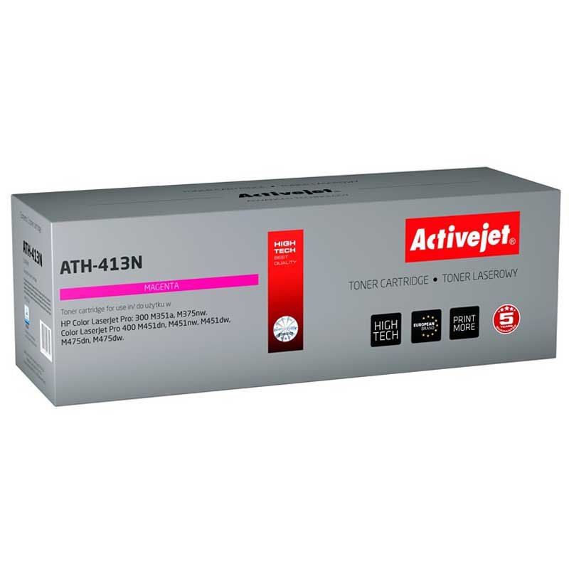 Activejet ATH-413N toner for HP printer; HP 305A CE413A replacement; Supreme; 2600 pages; magenta_1