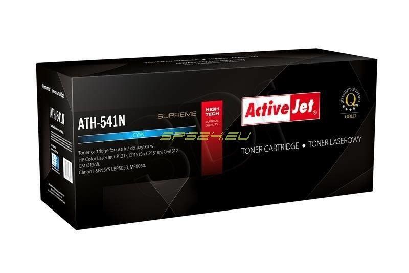 Activejet ATH-541N toner for HP printer; HP 125A CB541A, Canon CRG-716C replacement; Supreme; 1600 pages; cyan_1
