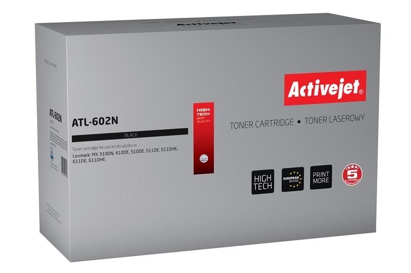 Activejet ATL-602N toner for Lexmark printer; Lexmark 60F2H00 replacement; Supreme; 10000 pages; black_1