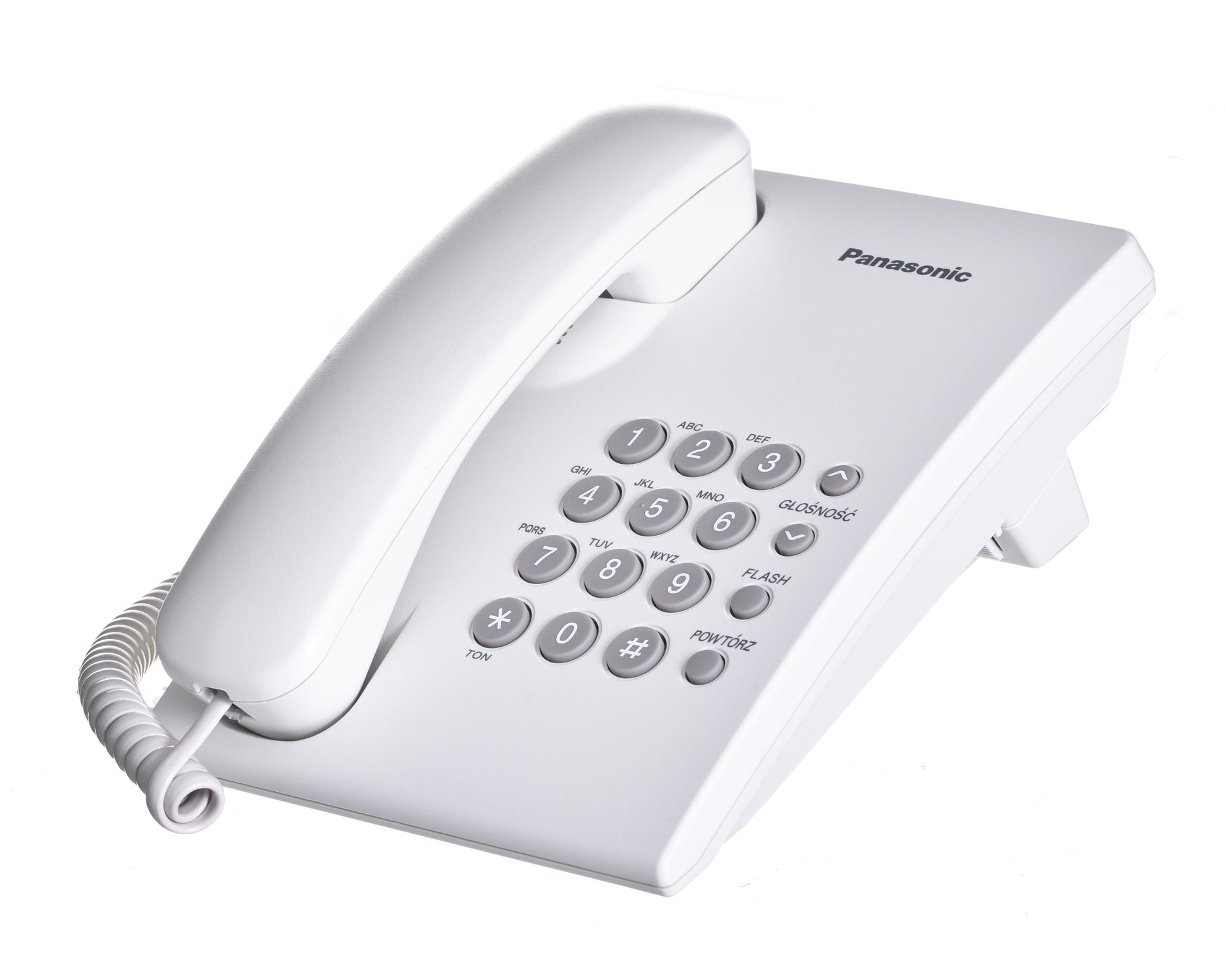 Panasonic KX-TS500PDW telephone Analog telephone White_1