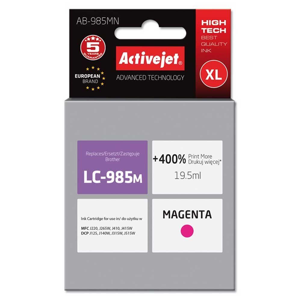Activejet AB-985MN ink for Brother printer; Brother LC985M replacement; Supreme; 19.5 ml; magenta_1