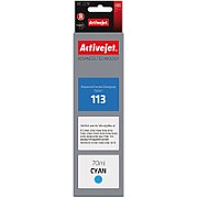 Activejet AE-113C ink for Epson printer, Epson 113 C13T06B240 replacement; Supreme; 70 ml; cyan_1