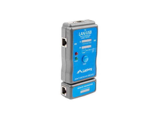 Lanberg NT-0403 network cable tester PoE tester Blue_1