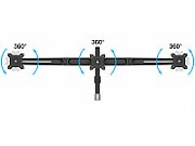 Kit prelungire suport monitor 3/6 brate Multibrackets 5002, negru, 8 kg/brat, incl.vert.  +/-20º, rotire:  +/-90º_2