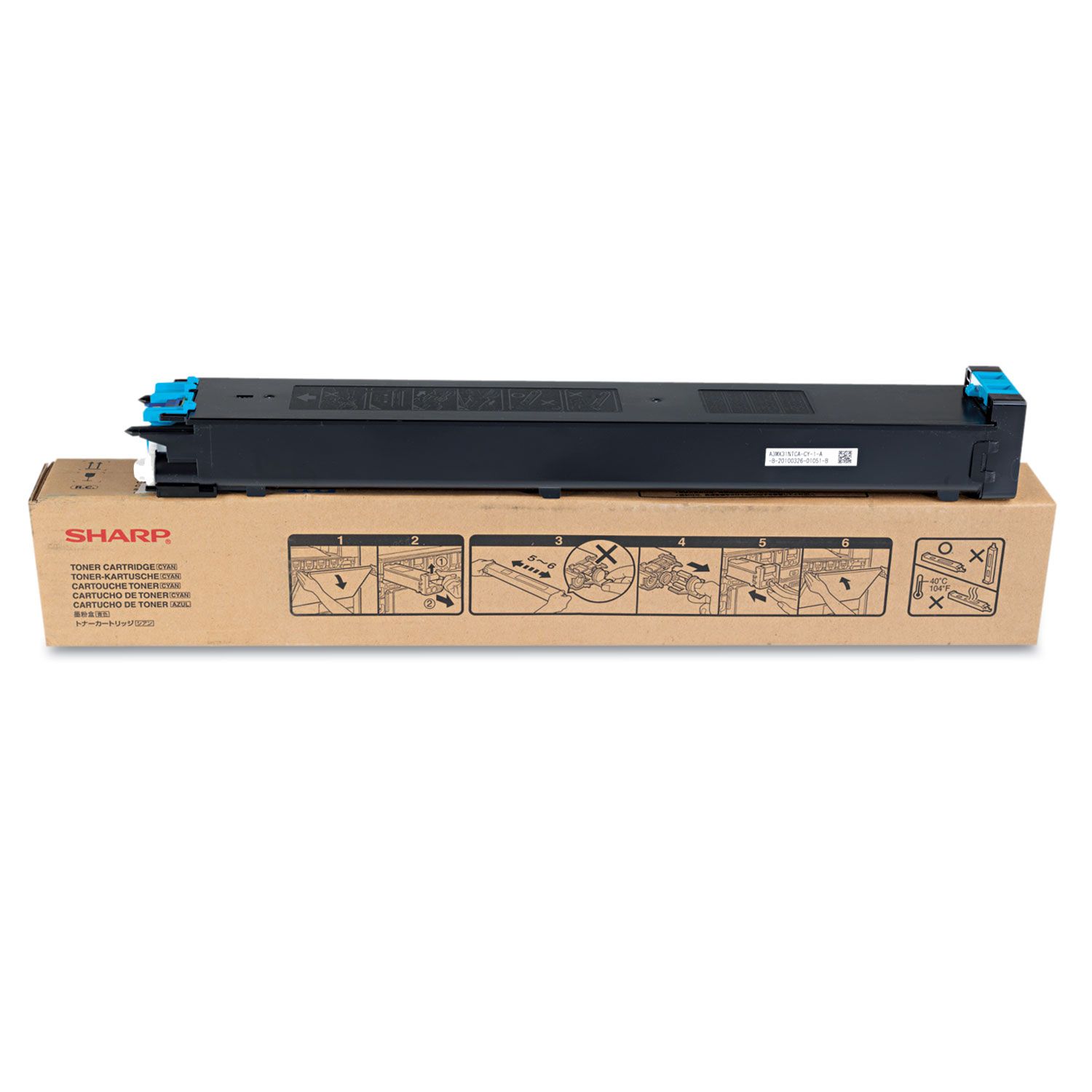 Sharp MX23GTCA toner cartridge 1 pc(s) Original Cyan_1