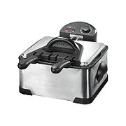 Clatronic FR 3195 4 L Double Black,Stainless steel 2000 W_1