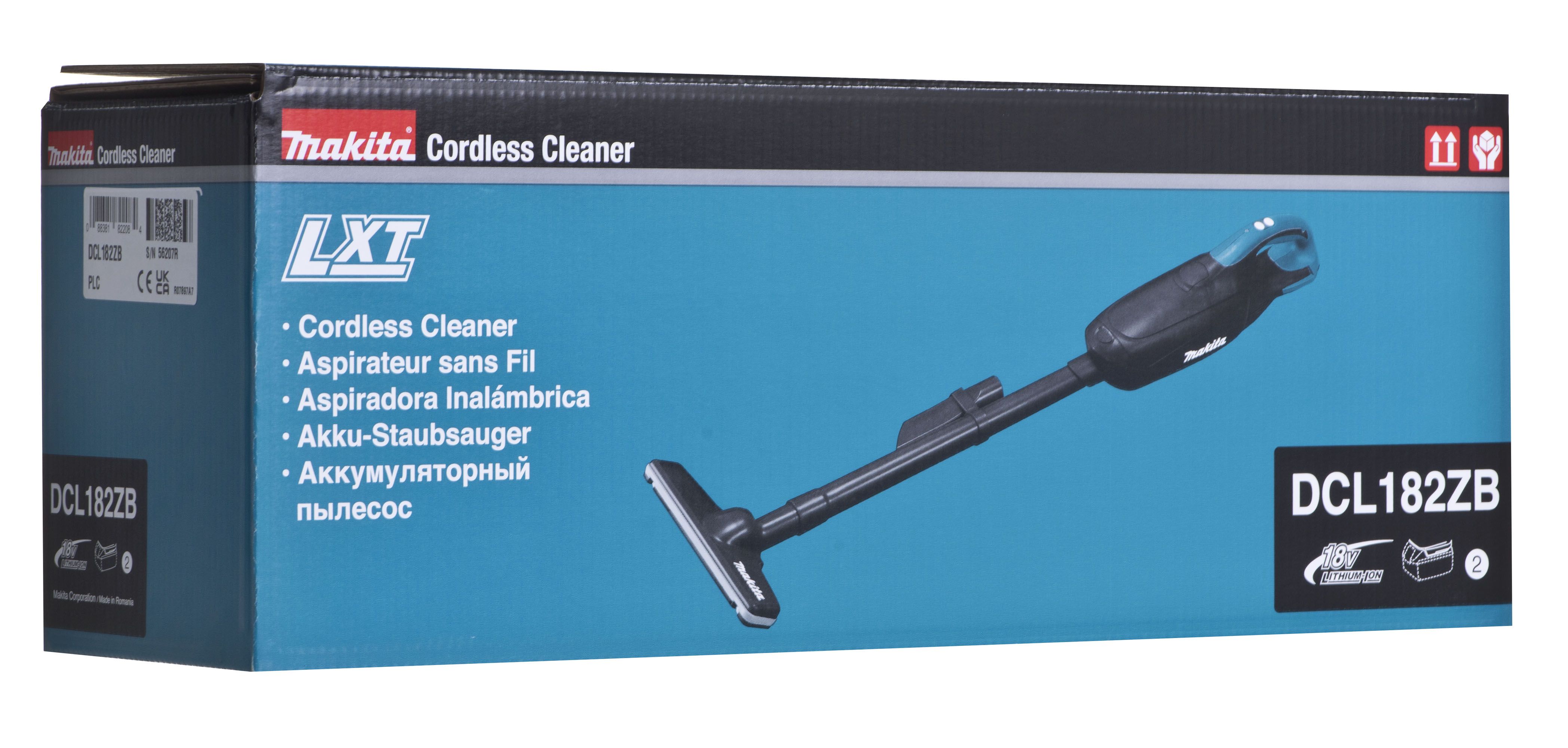 Makita DCL182ZB handheld vacuum Dust bag Black,Blue_8