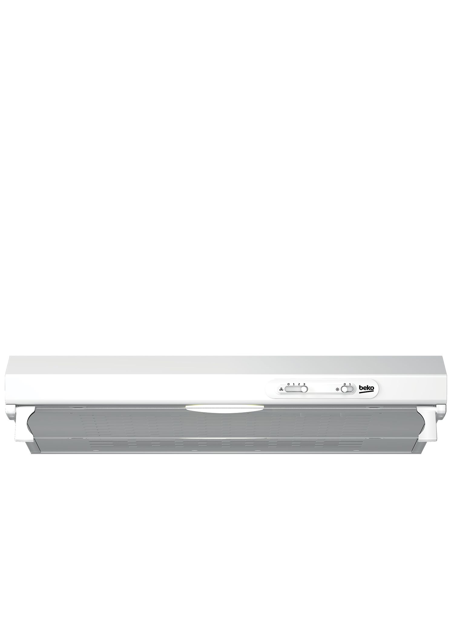 Beko CFB 6310 W cooker hood 160 m³/h Wall-mounted White_1