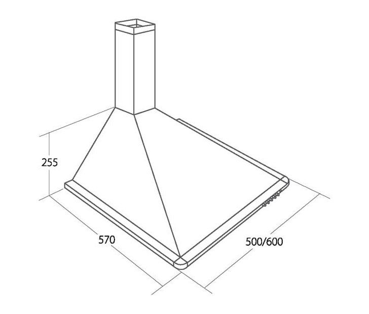 Cooker hood Akpo WK-5 Elegant Turbo 60 Inox_2
