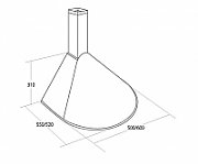 Chimney Hood Akpo WK-5 Rondo Turbo 60 Inox_3