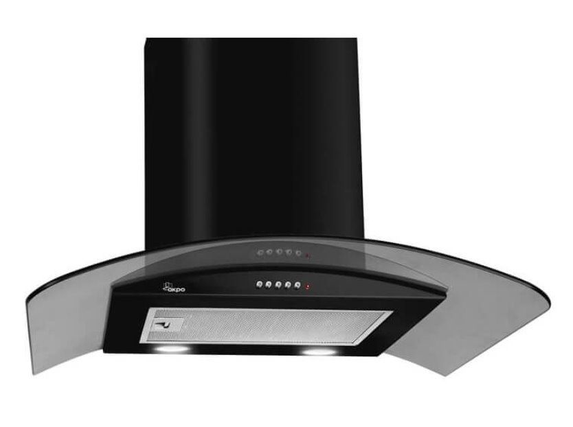 Chimney hood Akpo WK-4 Largo Eco 50 Wall-mounted Black_1