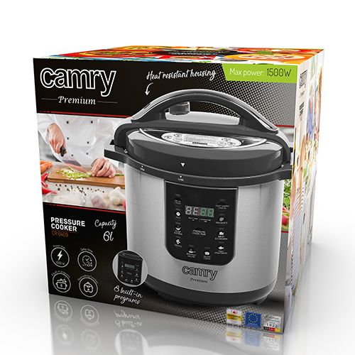 Camry CR 6409 multi cooker 6 L 1000 W Black,Stainless steel_11