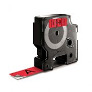 DYMO D1 Standard - Black on Red - 19mm_1
