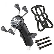 RAM Mounts X-Grip Phone Mount with Motorcycle Handlebar Clamp Base_2