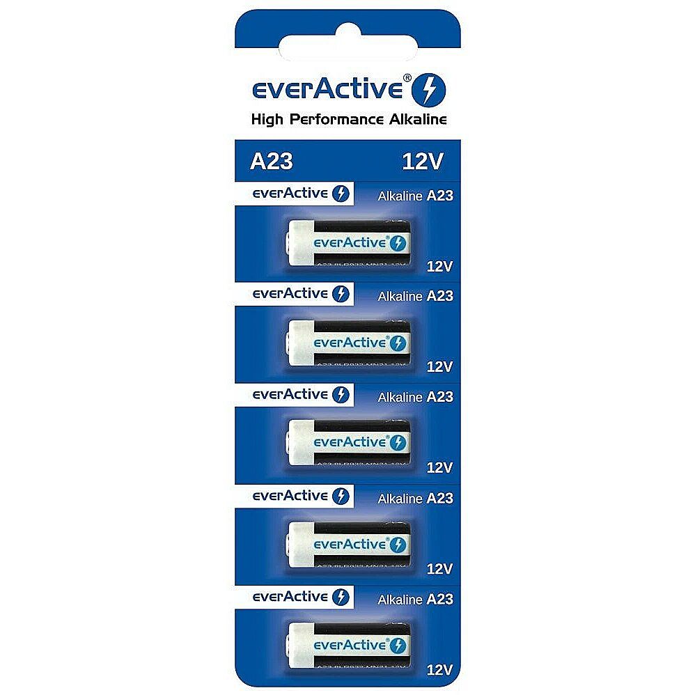 Alkaline batteries everActive A23 12V - blister 5 pcs_1