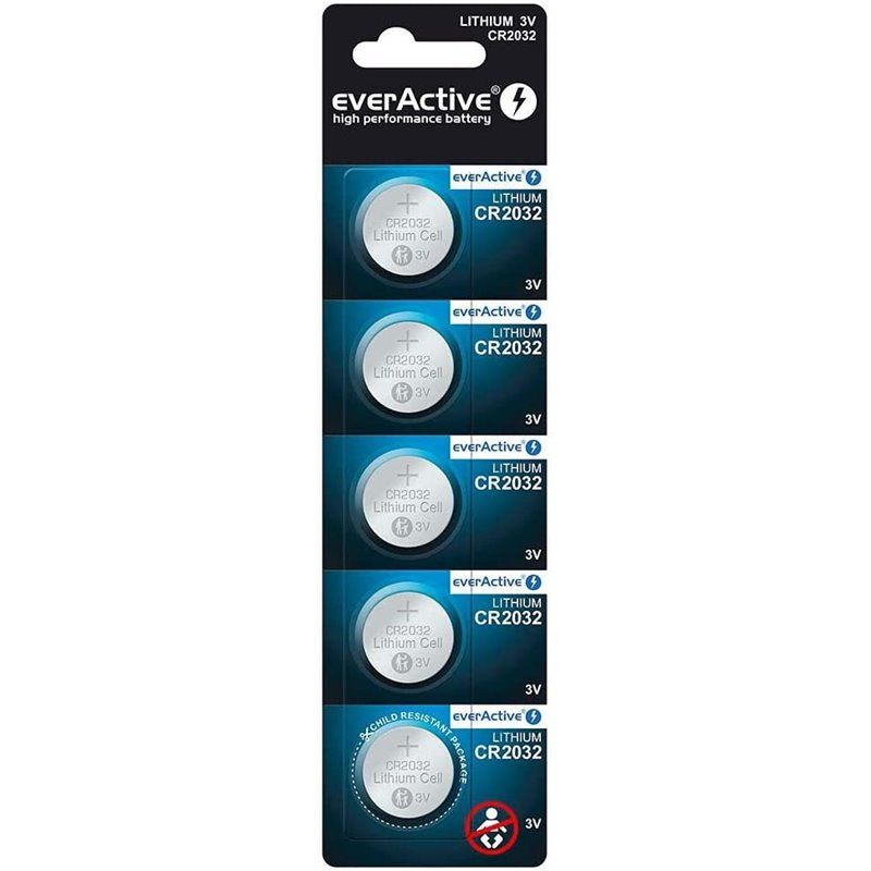 Lithium batteries everActive CR2032 - blister 5 pcs_1