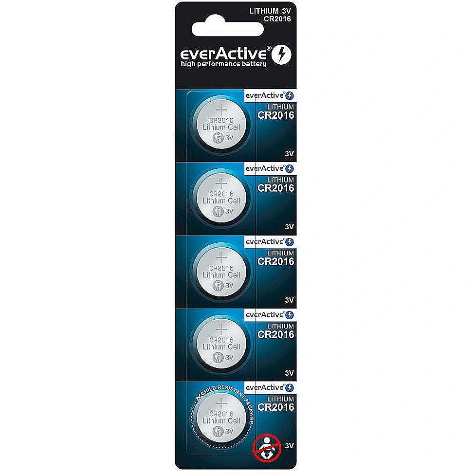 Lithium batteries mini everActive CR2016 blister 5 pcs._1