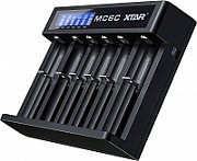 Battery charger for cylindrical Li-ion batteries 18650 Xtar MC6C_3