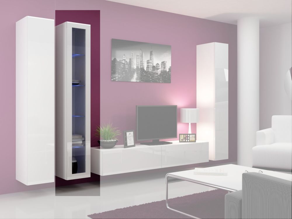 Cama Glass-case VIGO '180' 180/40/30 white/white gloss_2