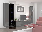 Cama Glass-case VIGO '180' 180/40/30 black/black gloss_2