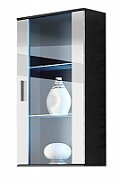Cama hanging display cabinet SOHO black/white gloss_1