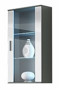 Cama hanging display cabinet SOHO grey/white gloss_1