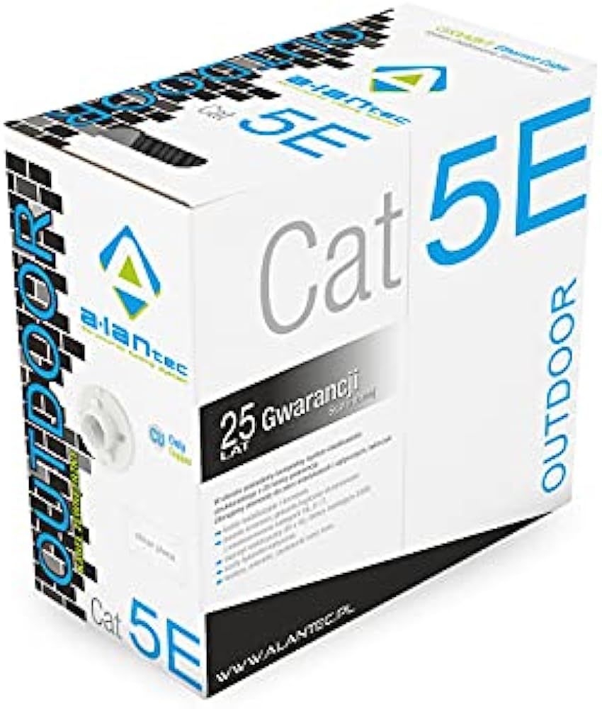 Alantec KIF5OUT305 networking cable 305 m Cat5e F/UTP (FTP) Black_1