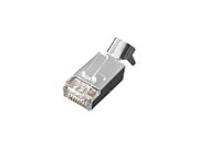 Alantec-Wtyk RJ45 STP na drut 23AWG do zacisk. NI036_1