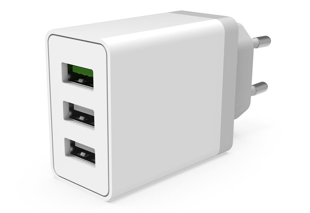 KRUX charger with 3 USB sockets, QC 3.0 30 W_2