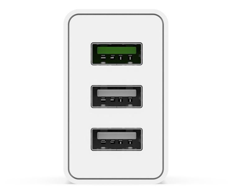 KRUX charger with 3 USB sockets, QC 3.0 30 W_3