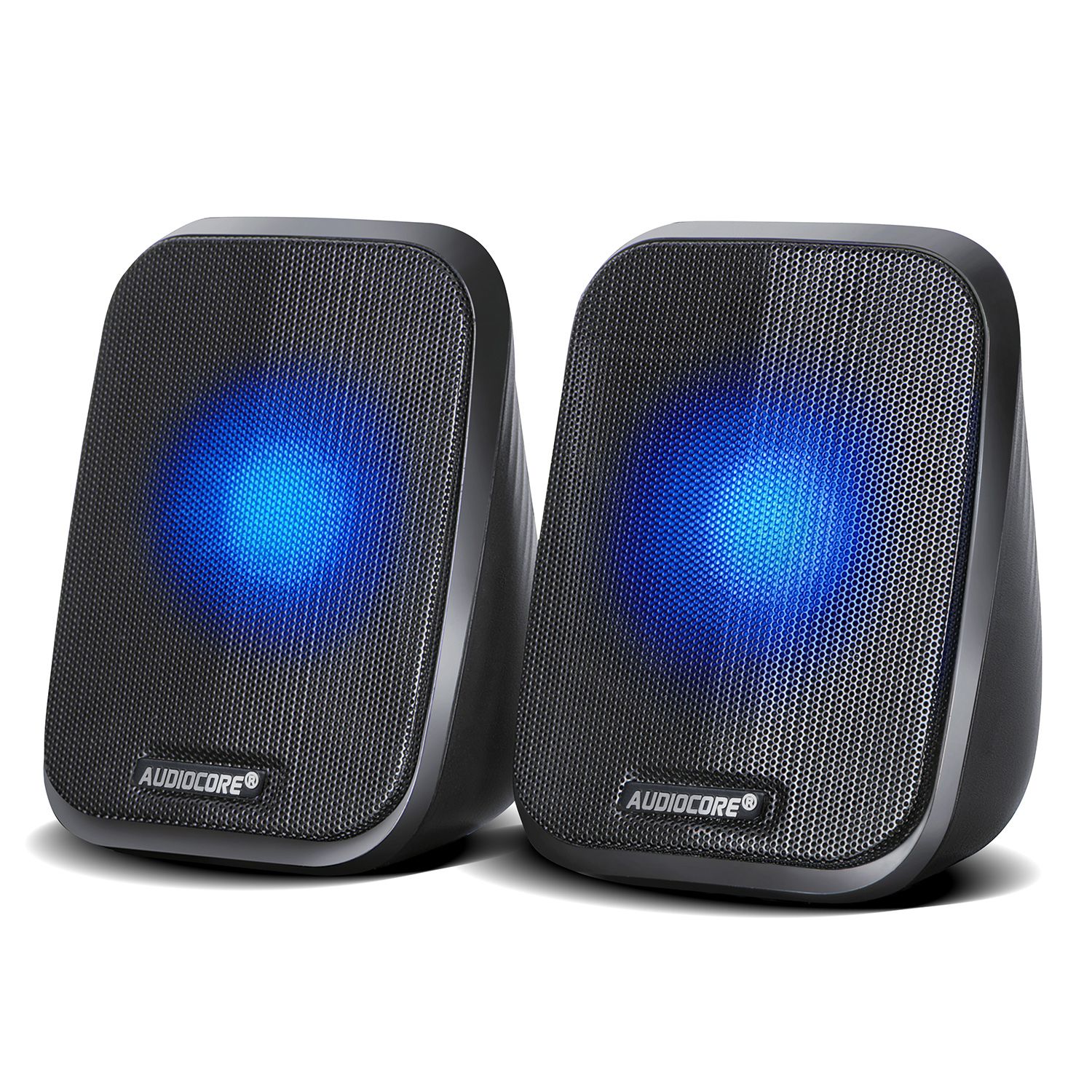 Audiocore AC835 2.0 Stereo Speakers With LED Backlighting For PC Laptop Smartphone_3