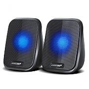 Audiocore AC835 2.0 Stereo Speakers With LED Backlighting For PC Laptop Smartphone_3