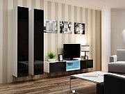 Cama Full cabinet VIGO '180' 180/40/30 white/black gloss_13
