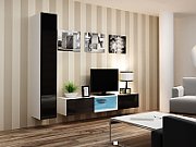 Cama Full cabinet VIGO '180' 180/40/30 white/black gloss_6