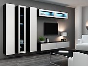 Cama Full cabinet VIGO '180' 180/40/30 white/black gloss_13
