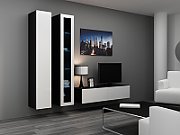 Cama Full cabinet VIGO '180' 180/40/30 white/black gloss_14