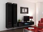 Cama Full cabinet VIGO '180' 180/40/30 black/black gloss_12