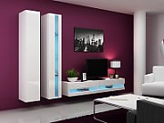 Cama Shelf unit VIGO NEW 180/40/30 white/white gloss_7