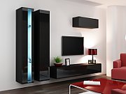 Cama Shelf unit VIGO NEW 180/40/30 black/black gloss_4