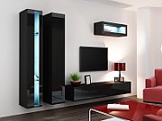 Cama Shelf unit VIGO NEW 180/40/30 black/black gloss_5