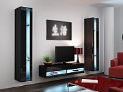Cama Shelf unit VIGO NEW 180/40/30 black/black gloss_7