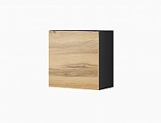 Cama square cabinet VIGO 50/50/30 black/wotan oak_1
