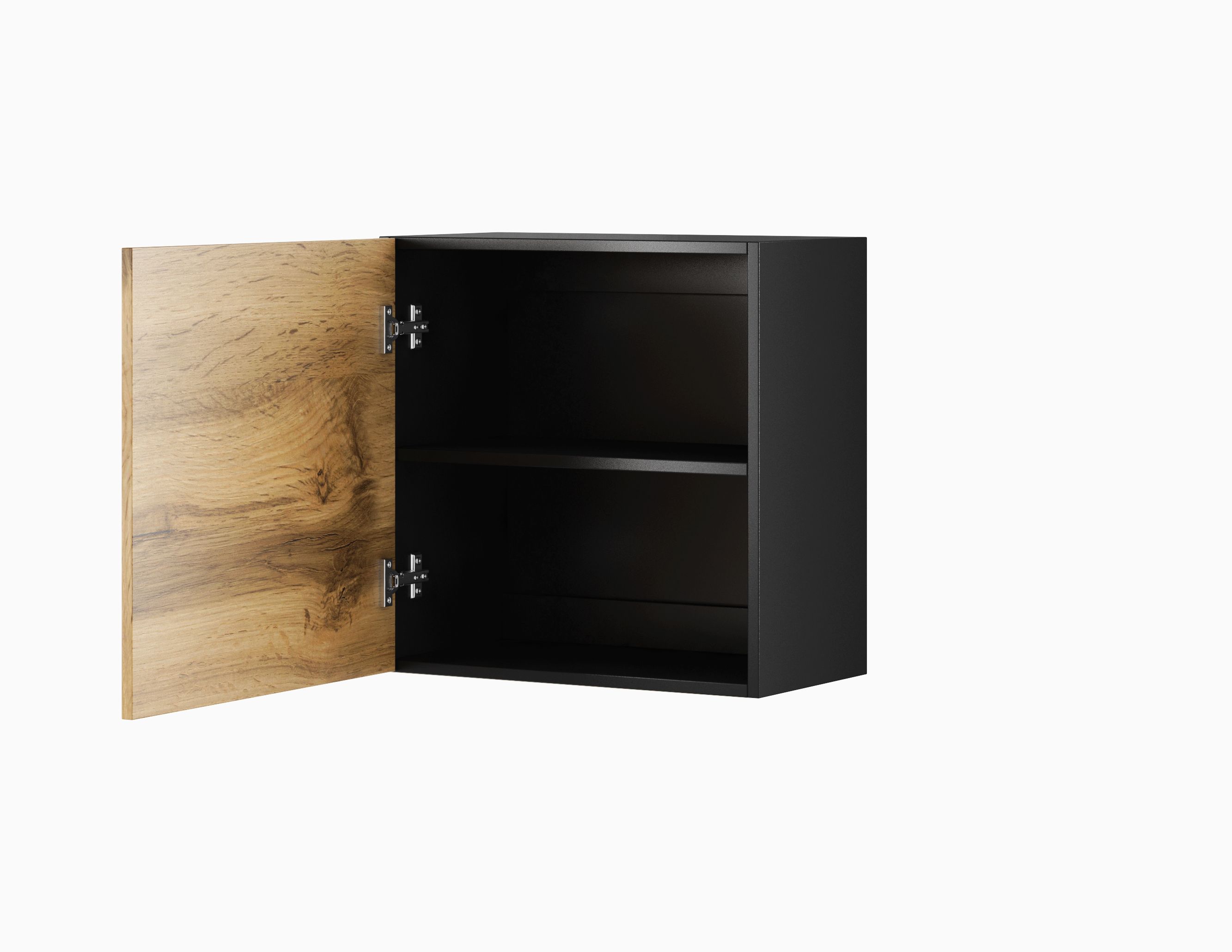 Cama square cabinet VIGO 50/50/30 black/wotan oak_2