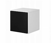 Cama full storage cabinet ROCO RO5 37/37/39 white/white/black_1